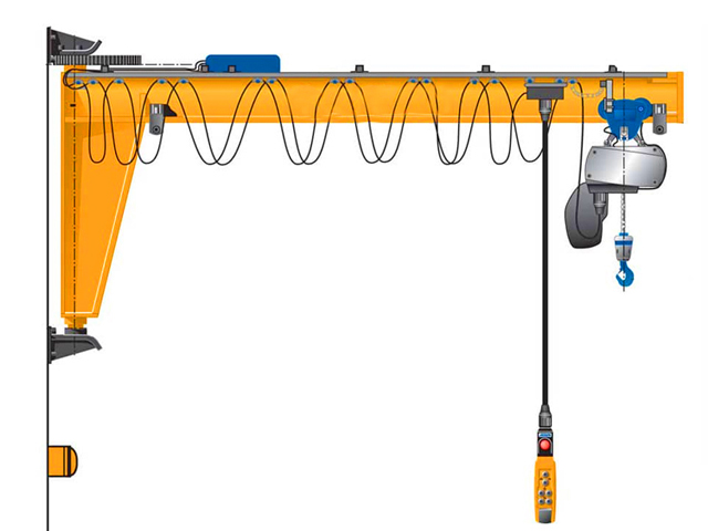 wall mounted jib crane